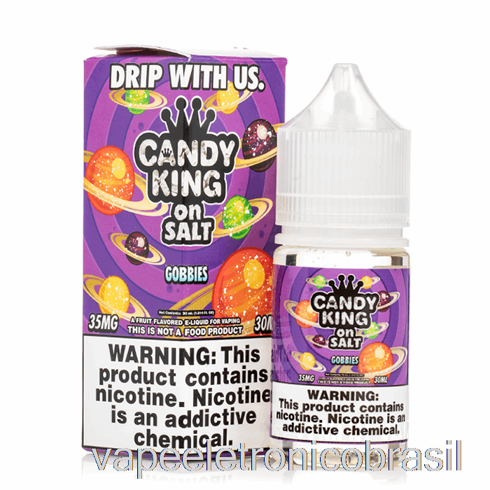 Vape Recarregável Gobbies - Candy King Salts - 30ml 50mg